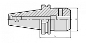 Патрон для концевых фрез с хвостовиком Weldon BT40-SLN40-100
