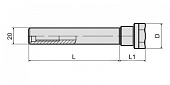 C25-ER25-150 Патрон цанговый с цилиндрическим хвостовиком