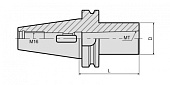 Патрон сверлильный под конус Морзе BT40-MTA2-060