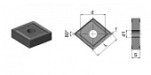 CNMG120404-GM-HR8115 Пластина токарная для стали, получистовая обработка